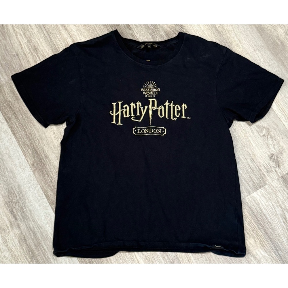 Harry Potter London‎ Wizarding World Black Graphic T Shirt Mens Size Medium